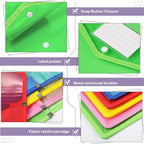 10 Pieces Plastic File Folders Envelope Expanding File Wallet Organizer - Image 3