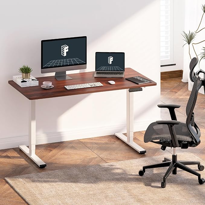 FLEXISPOT E6 3-Stage Dual Motor 60 x 24 Electric Standing Desk Sit Stand Up Desk - Image 2