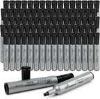 Buecs Permanent Markers, Chisel tip, Waterproof &Fade Resistant, Quick Drying by Buecs