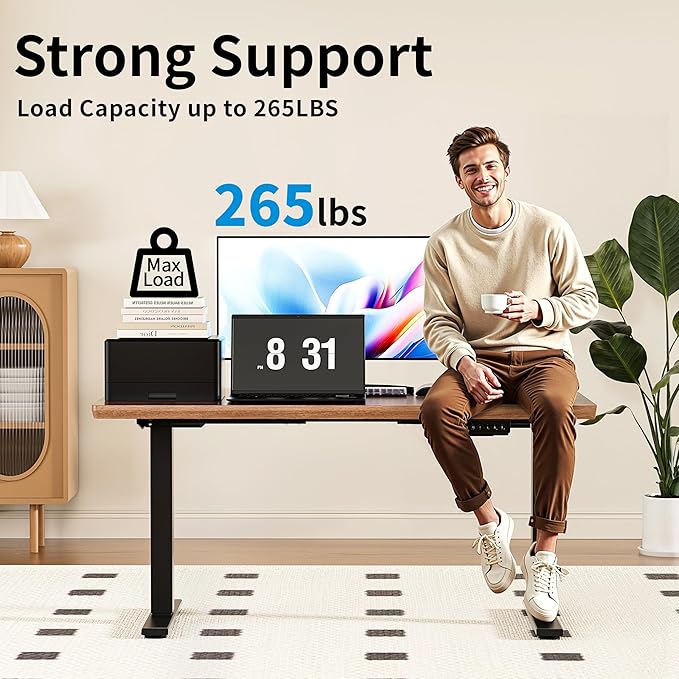 BIZUM Standing Desk Frame Dual Motor, Standing Desk Legs Up to 47.2", Computer - Image 5