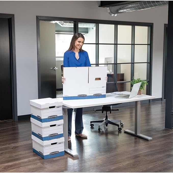 Bankers Box 30-Pack Medium Duty File Storage Boxes - Image 5