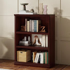 Bevfint 43 in Tall Bookcase, 3-Tier Bookshelf Open Storage, 33 inch Wide Floor - Image 4