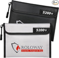 ROLOWAY Fireproof Bag 5200℉ Heat Insulated, Fireproof Money Bag by ROLOWAY