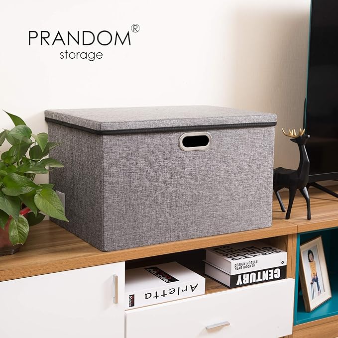 PRANDOM Extra Large Collapsible Storage Bins - Image 3