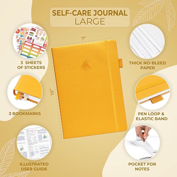 Clever Fox Self-Care Journal – Wellness & Daily Reflection Notebook – Mental - Image 5