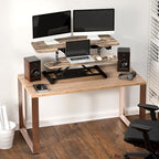 FLEXISPOT 40 inch Electric Motor Desk Converter, Sit to Stand Monitor and - Image 2