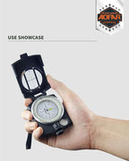 AOFAR Military Compass, AF-4580 Lensatic Sighting, Waterproof and Shakeproof - Image 4