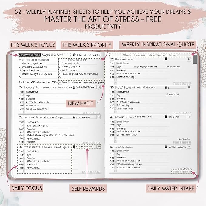 Law of Attraction Planner 2026 Deluxe - Image 4
