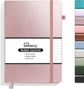 Annecy Lined Journal Notebook, Hardcover Leather Journal by Annecy