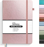 Annecy Lined Journal Notebook, Hardcover Leather Journal by Annecy
