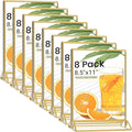 Smarpau 8 Pack Acrylic Sign Holder 8.5x11 Gold Acrylic Frame Clear Table Number by Smarpau