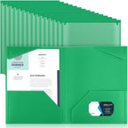 Henoyso 18 Pcs Plastic Folders by Henoyso