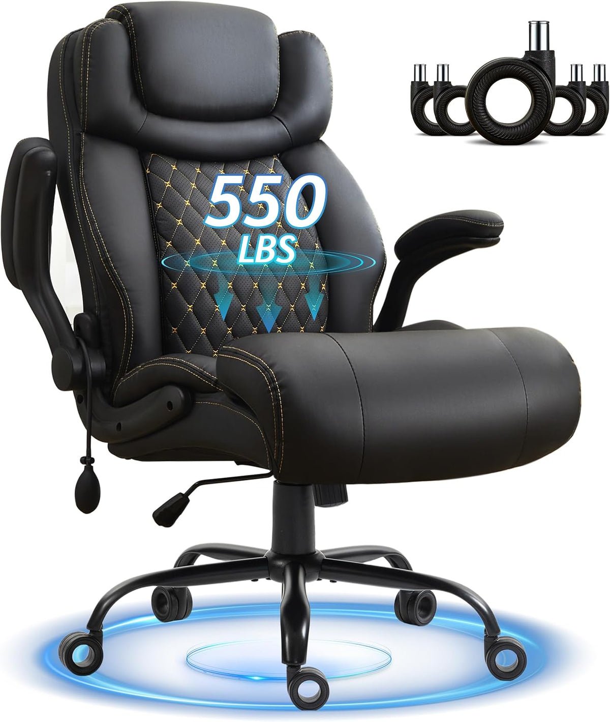 office chair, big and tall executive chair with, main product view