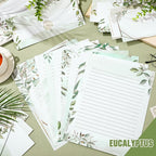 TaoBary 160 Pcs Stationery Paper Set 50 Double Sided Stationery Papers - Image 2