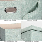 Graciadeco Large 17" 36 Quart Collapsible Stackable Storage Bins - Image 7