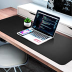CENNBIE Leather Desk Mat, Extended Non-Slip Mouse Pad, Waterproof PU Leather - Image 5