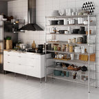 Regal Altair 18" Deep x 54" Wide x 74" Height Wire Shelving Kit | 8-Tier | NSF - Image 5