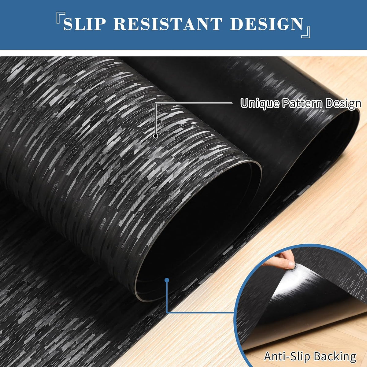 Office Chair Mat, TYDLE 59"x75" Large Chair Mat for Hard Floor, Vin...