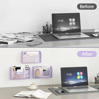 EasyPAG 3 Single Pocket Wall File Organizer, Mesh Hanging File Folder Organizer - Image 5