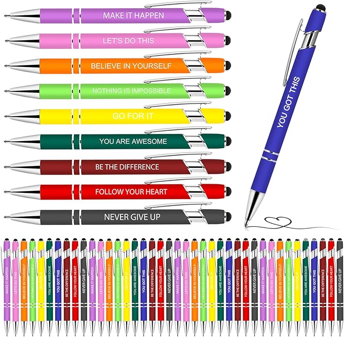Greengines 50 Pcs Inspirational Pens - Image 9