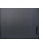Dacasso 24" x 19" Black Leatherette Luxury Desk Pad Blotter w/Out Side Rails - Image 5