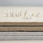 Bulletin Board, 24 x 18 inches Felt Board Decorative Pin Board, Cork Board - Image 6
