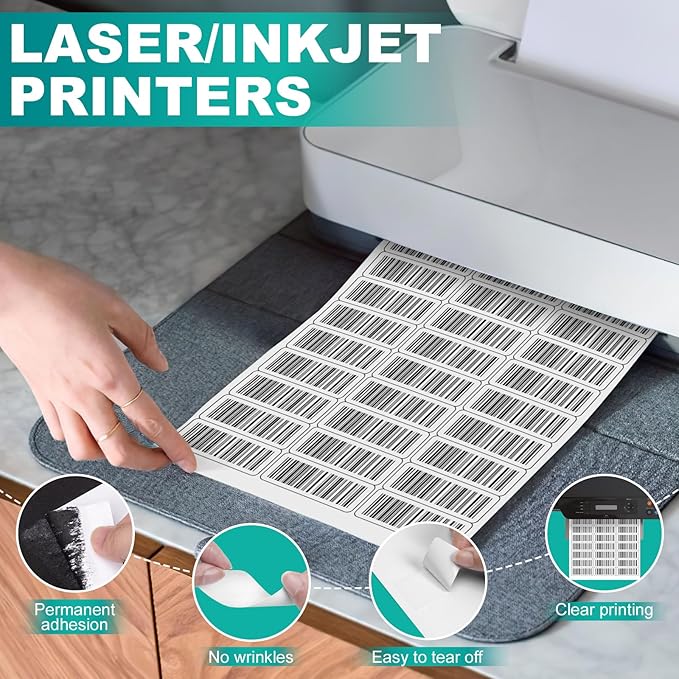 Address Labels 1’’x2-5/8’’ Stikcer Paper 30-UP 500 Sheets - Image 3