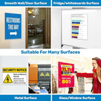 Magnetic Sign Holder 11 x 17, 20 Pack Rigid Magnetic Paper Holder Poster - Image 2