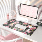 QIYI Large Mouse Pad, Floral Desk Mat - Image 2