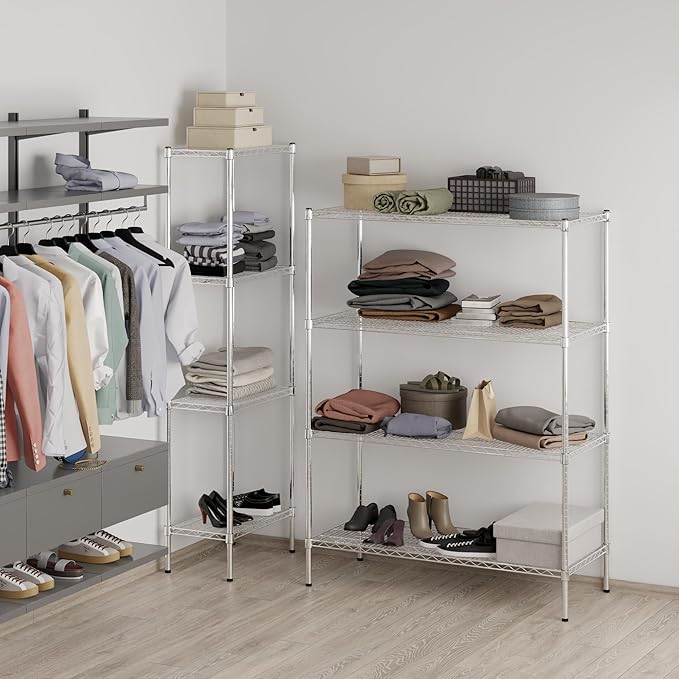 Regal Altair 21" Deep x 48" Wide x 64" Height Wire Shelving Kit | 4-Tier | NSF - Image 7