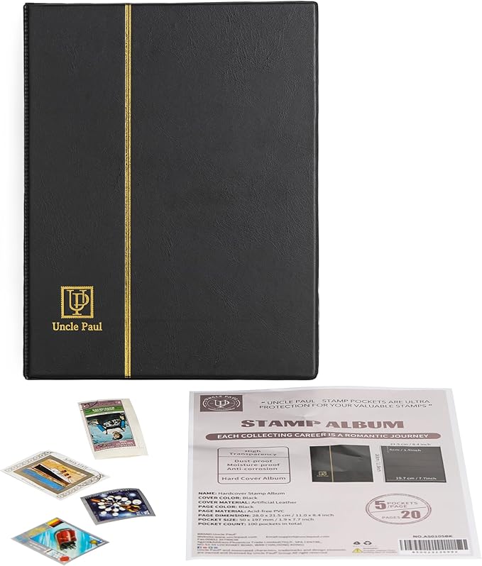 Stamp Albums 100 Pockets - Image 6
