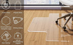 MESAILUP Beveled Edge Irregular Office Chair Mat - Image 2