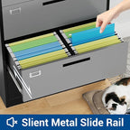 Fesbos 3 Drawer Lateral File Cabinet - Image 6
