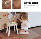 Kuyal Clear Chair mat for Hardwood Floor 44 x 58 inches Transparent Floor Mats - Image 4