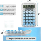 Mr. Pen- Mechanical Switch Calculator, 10 Digits, Transparent Body, Large LCD - Image 2
