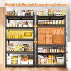 reibii 2 pack garage shelving,5 tier heavy duty, package contents