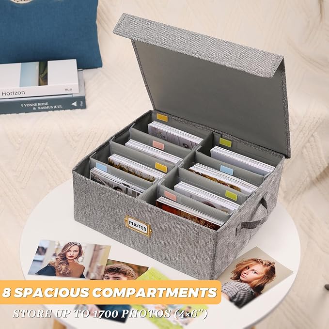 Erogeen Decorative Photo Storage Box - Image 6