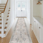 GENIMO Runner Rug 2x12, Non Slip Vintage Hallway Runner Rugs, Low Pile - Image 3