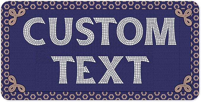 Custom Sign, Custom Street Sign, 11 Font Colors, 13 Font Styles, 4 Hole Options by MySignCenter