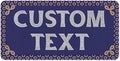 Custom Sign, Custom Street Sign, 11 Font Colors, 13 Font Styles, 4 Hole Options by MySignCenter