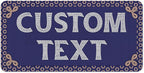 Custom Sign, Custom Street Sign, 11 Font Colors, 13 Font Styles, 4 Hole Options by MySignCenter
