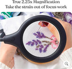 Brightech LightView Pro Flex 2 in 1 Magnifying Desk Lamp, 2.25x Light Magnifier - Image 4
