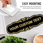 Custom Wall or Door Sign, Personalized Cloud Plaque Engraved Message - Image 6