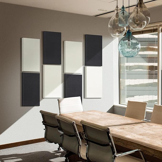 23.62" X 11.81" X 2" Fiberglass Wall Panel, 4 Pack Acoustic Panels, Acoustic - Image 4