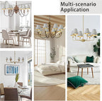TAaMTYH small lamp shade chandelier shades set of 6，Fabric Lampshade - Image 7