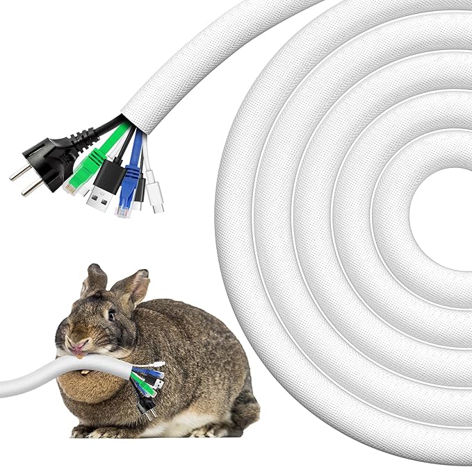 AGPTEK Cable Sleeve Cover, 20ft by AGPTEK
