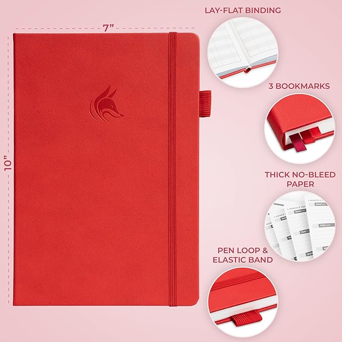 Clever Fox Planner Large – Undated Weekly & Monthly Planner - Image 4