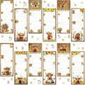 Eaasty 12 Pcs Highland Cattle Magnetic Notepads by Eaasty
