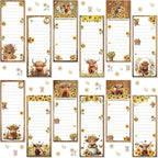 Eaasty 12 Pcs Highland Cattle Magnetic Notepads by Eaasty