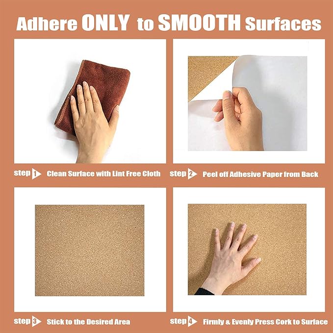 SUNGIFT Cork Board 12"x12" - Image 6